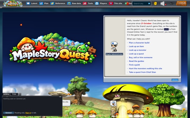 MapleStory Quest 화면